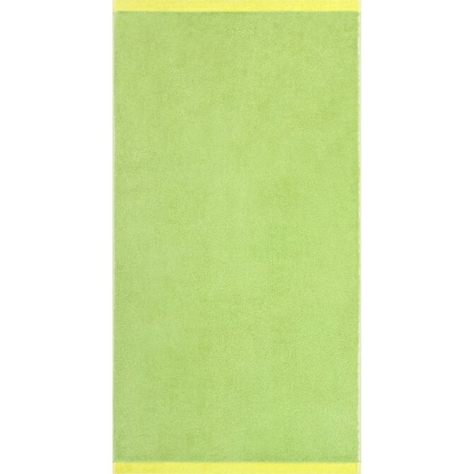 Cawo Lifestyle Splash Doubleface 7071 Serviette de douche 70x140 pistache/citron