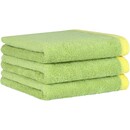 Cawö Cawo Lifestyle Splash Doubleface 7071 Douchelaken 70x140 pistazie/lemon