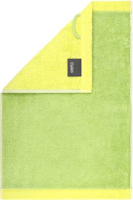 Cawo Lifestyle Splash Doubleface 7071 Gastendoekje 30x50 pistazie/lemon