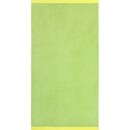 Cawö Cawo Lifestyle Splash Doubleface 7071 Serviette d'invité 30x50 pistache/citron