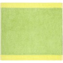 Cawö Cawo Lifestyle Splash Doubleface 7071 Serviette d'invité 30x50 pistache/citron