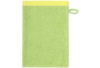 Cawo Lifestyle Splash Doubleface 7071 Gant de toilette 16x22 pistache/citron