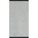 Cawö Cawo Lifestyle Splash Doubleface 7071 Serviette 50x100 platine/noir