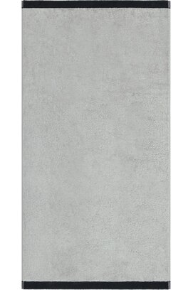 Cawo Lifestyle Splash Doubleface 7071 Serviette 50x100 platine/noir
