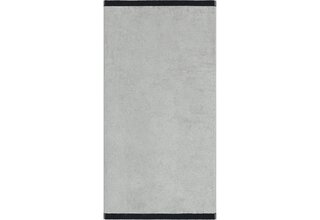 Cawo Lifestyle Splash Doubleface 7071 Serviette de douche 70x140 platine/noir