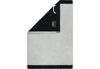 Cawo Lifestyle Splash Doubleface 7071 Gastendoekje 30x50 platin/schwarz