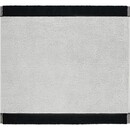 Cawö Cawo Lifestyle Splash Doubleface 7071 Serviette d'invité 30x50 platine/noir