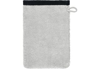 Cawo Lifestyle Splash Doubleface 7071 Gant de toilette 16x22 platine/noir