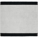 Cawö Cawo Lifestyle Splash Doubleface 7071 Gant de toilette 16x22 platine/noir