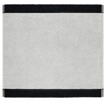 Cawo Lifestyle Splash Doubleface 7071 Gant de toilette 30x30 platine/noir