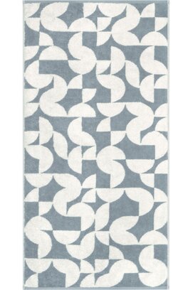 Cawo Studio gemustert 6251 Handdoek 50x100 nordic blue