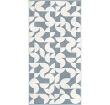 Cawo Studio gemustert 6251 Douchelaken 70x140 nordic blue