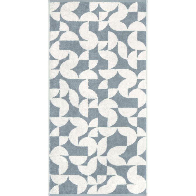 Cawo Studio motifé 6251 Drap de douche 70x140 bleu nordique