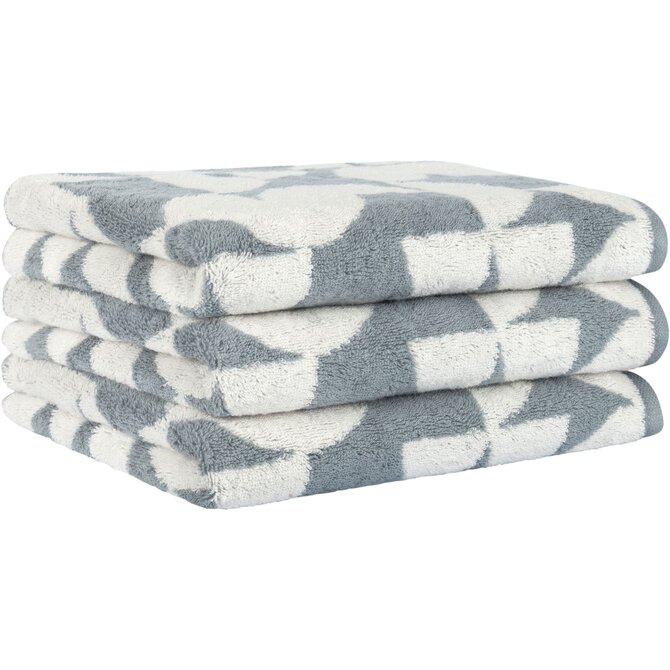 Cawo Studio motifé 6251 Drap de douche 70x140 bleu nordique