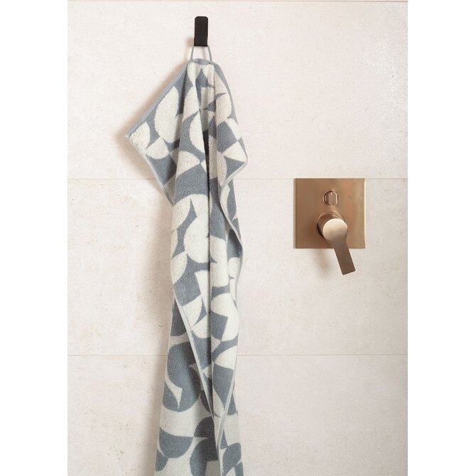 Cawo Studio gemustert 6251 Douchelaken 70x140 nordic blue