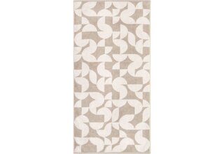 Cawo Studio gemustert 6251 Handdoek 50x100 leinen