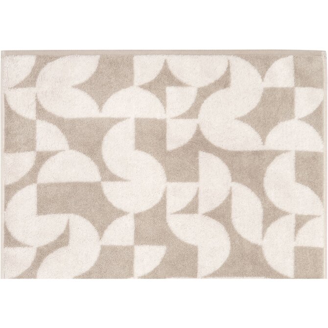 Cawo Studio gemustert 6251 Handdoek 50x100 leinen