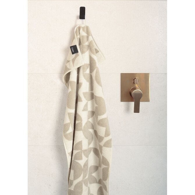 Cawo Studio gemustert 6251 Handdoek 50x100 leinen