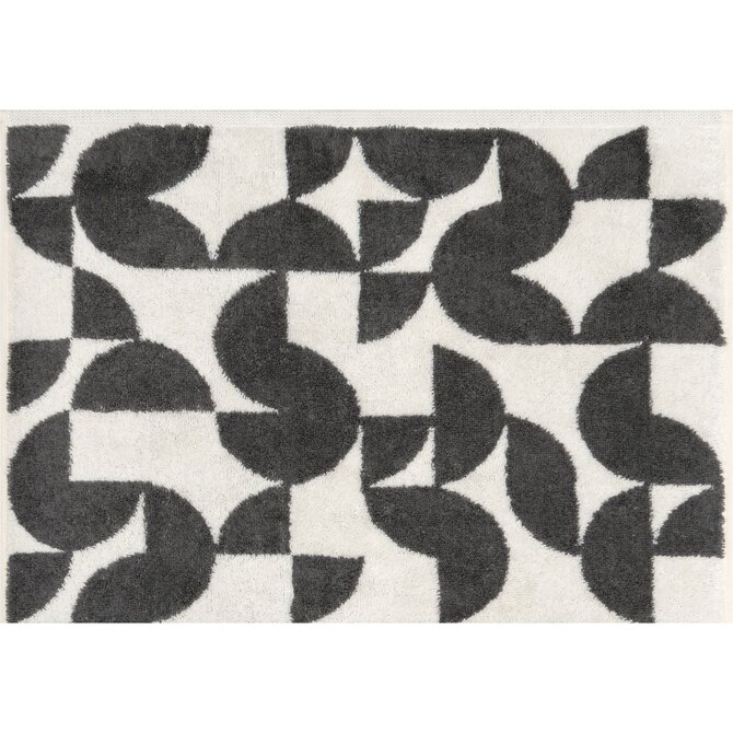 Cawo Studio gemustert 6251 Handdoek 50x100 anthrazit