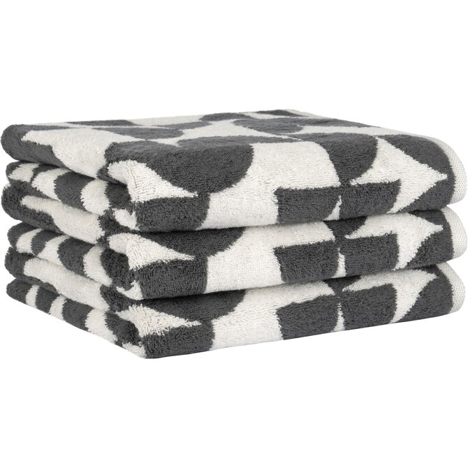 Cawo Studio à motifs 6251 Drap de douche 70x140 anthracite