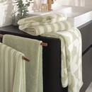 Cawö Cawo Studio gemustert 6251 Handdoek 50x100 wasabi