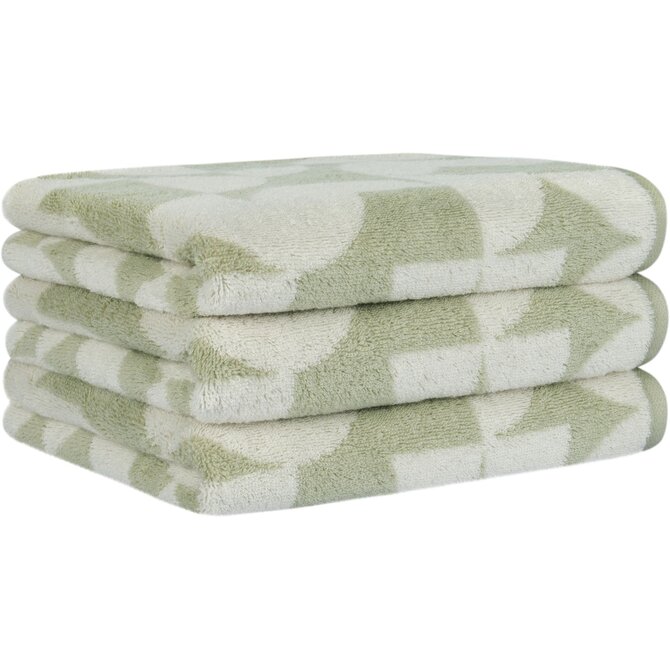 Cawo Studio à motifs 6251 Drap de douche 70x140 wasabi