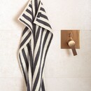 Cawö Cawo Studio Rayures 6252 Drap de douche 70x140 anthracite