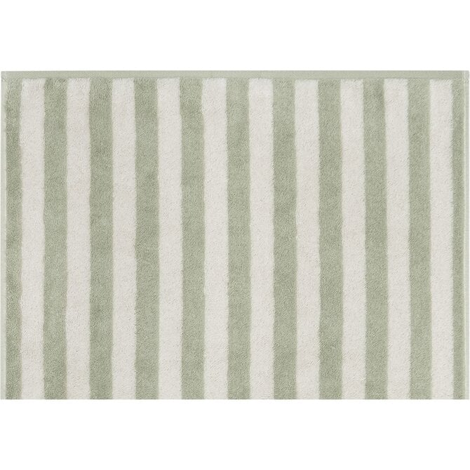 Cawo Studio Streifen 6252 Handdoek 50x100 wasabi