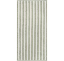 Cawo Studio Rayures 6252 Serviette de douche 70x140 wasabi