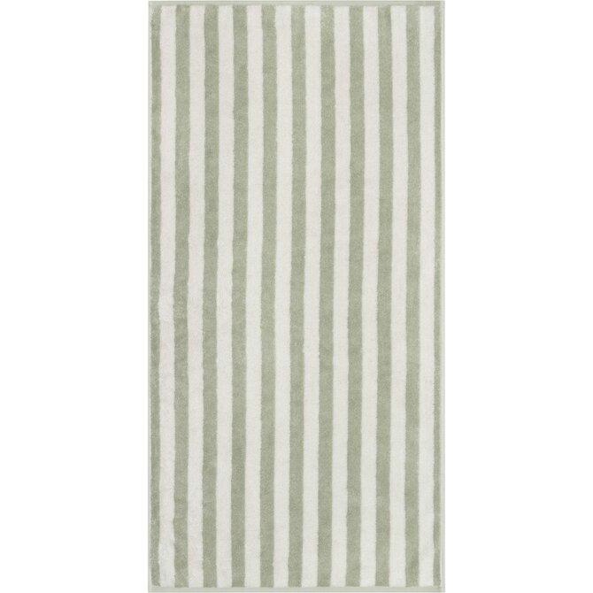 Cawo Studio Rayures 6252 Serviette de douche 70x140 wasabi