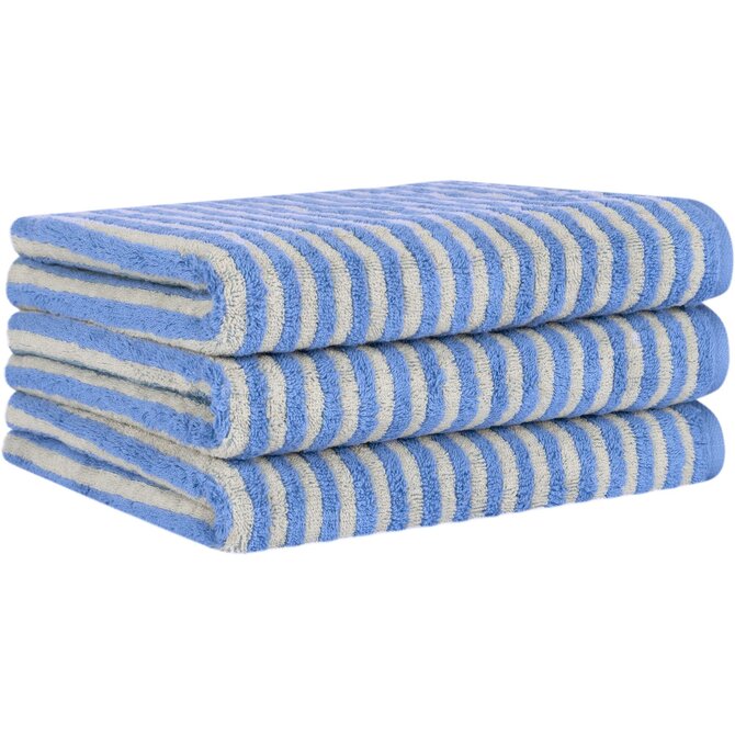 Cawo Lines Streifen 6255 Handdoek 50x100 capri