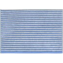 Cawö Cawo Lines Rayures 6255 Serviette d'invité 30x50 capri