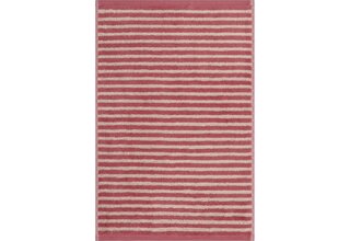 Cawo Lines Streifen 6255 Gastendoekje 30x50 beere