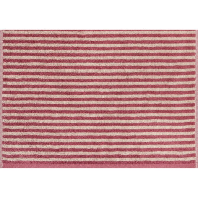 Cawo Lines Streifen 6255 Gastendoekje 30x50 beere