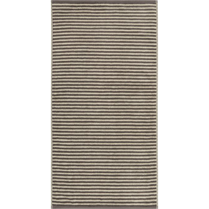 Cawo Lines Streifen 6255 Serviette d'invité 30x50 poivre