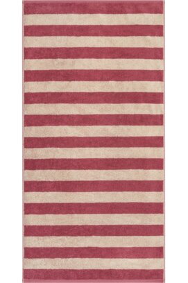 Cawo Lines Streifen 6256 Handdoek 50x100 beere