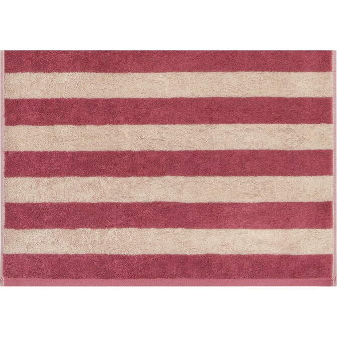 Cawo Lines Streifen 6256 Handdoek 50x100 beere