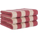 Cawö Cawo Lines Rayures 6256 Drap de bain 80x150 baie