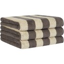 Cawö Cawo Lines Streifen 6256 Serviette 50x100 poivre