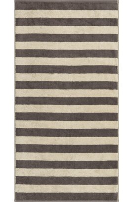 Cawo Lines Rayures 6256 Serviette de bain 80x150 poivre