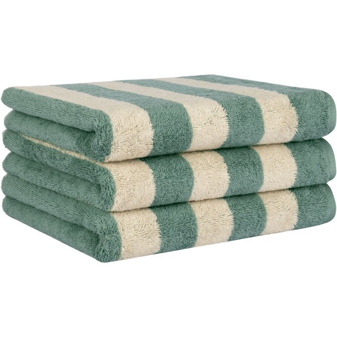 Cawo Lines Streifen 6256 Serviette 50x100 fjord