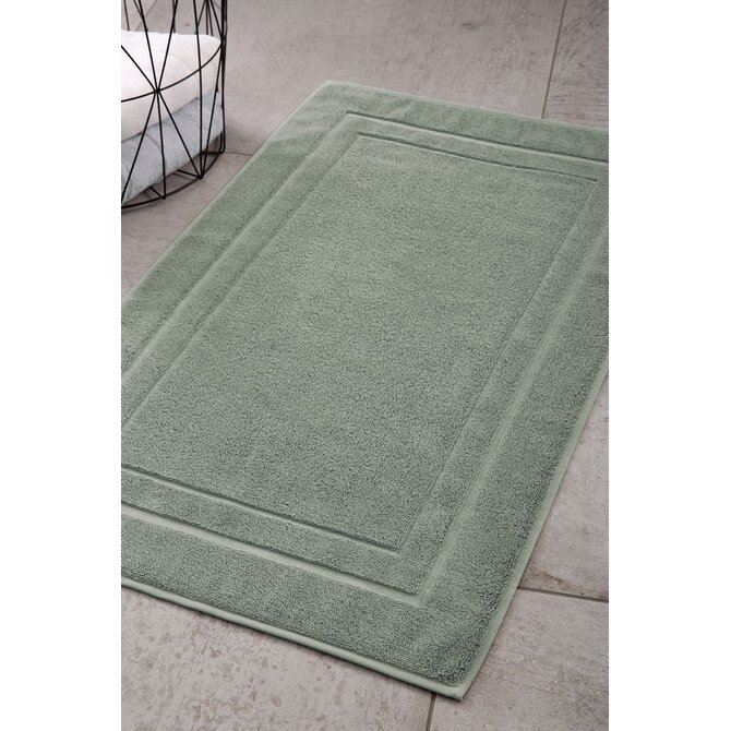Cawo Classic Uni 303 Tapis de bain 50x80 vert nordique