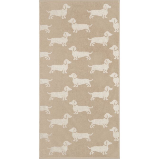 Cawo We love Dogs à motifs 6246 Serviette 50x100 naturel/beige