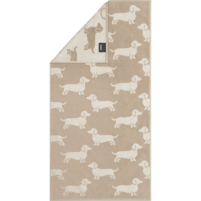 Cawo We love Dogs à motifs 6246 Serviette 50x100 naturel/beige