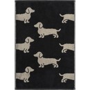 Cawö Cawo We love Dogs à motifs 6246 Serviette de bain 80x150 noir/beige