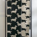 Cawö Cawo We love Dogs à motifs 6246 Serviette de bain 80x150 noir/beige