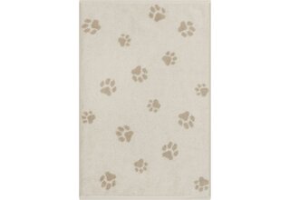 Cawo We love Dogs motif 6247 Serviette d'invité 30x50 naturel/beige