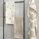 Cawö Cawo We love Dogs gemustert 6247 Gastendoekje 30x50 natur/beige