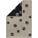 Cawö Cawo We love Dogs gemustert 6247 Badlaken 80x150 schwarz/beige