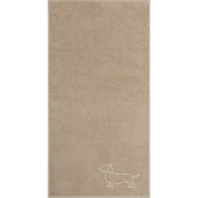 Cawo We love Dogs gemustert 6248 Handdoek 50x100 natur/beige